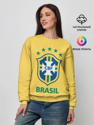 Женский свитшот / Сборная Бразилии