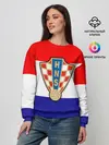 Женский свитшот / Сборная Хорватии флаг
