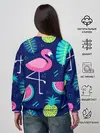 Женский свитшот / Фламинго