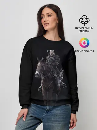 Женский свитшот / Ведьмак 3: Дикая Охота