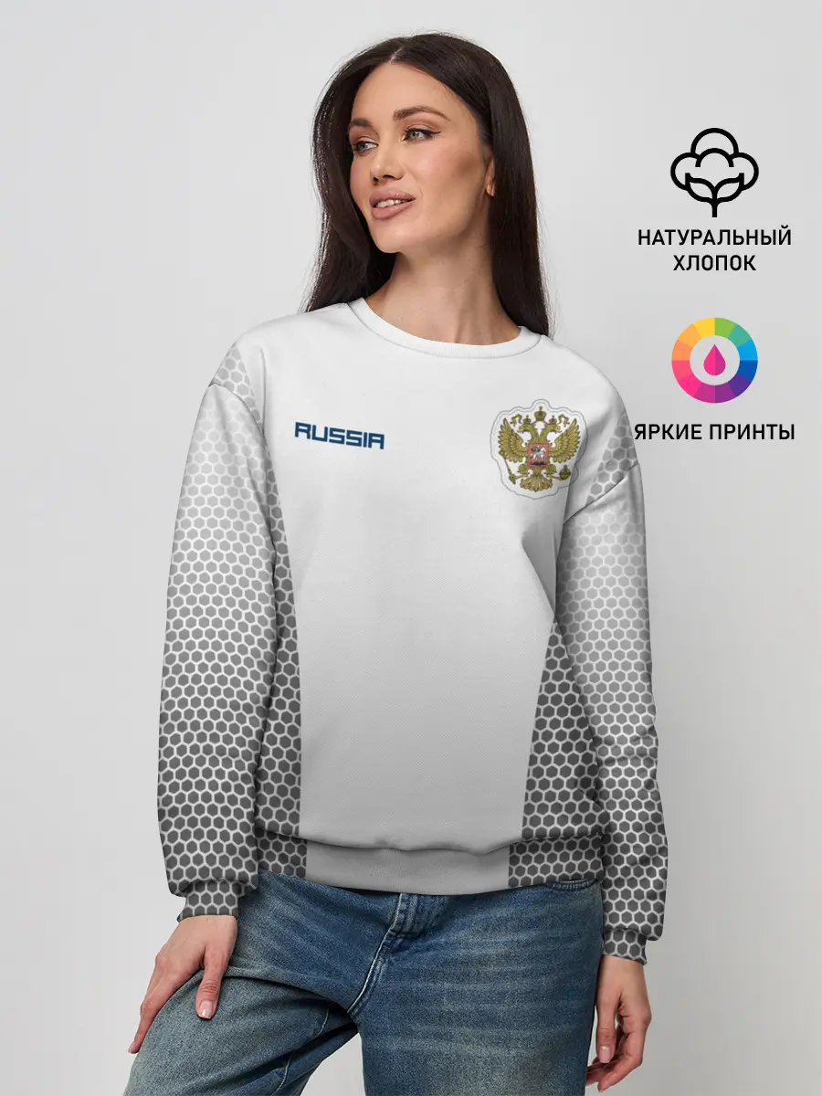 Женский свитшот / Сборная России форма с сеткой