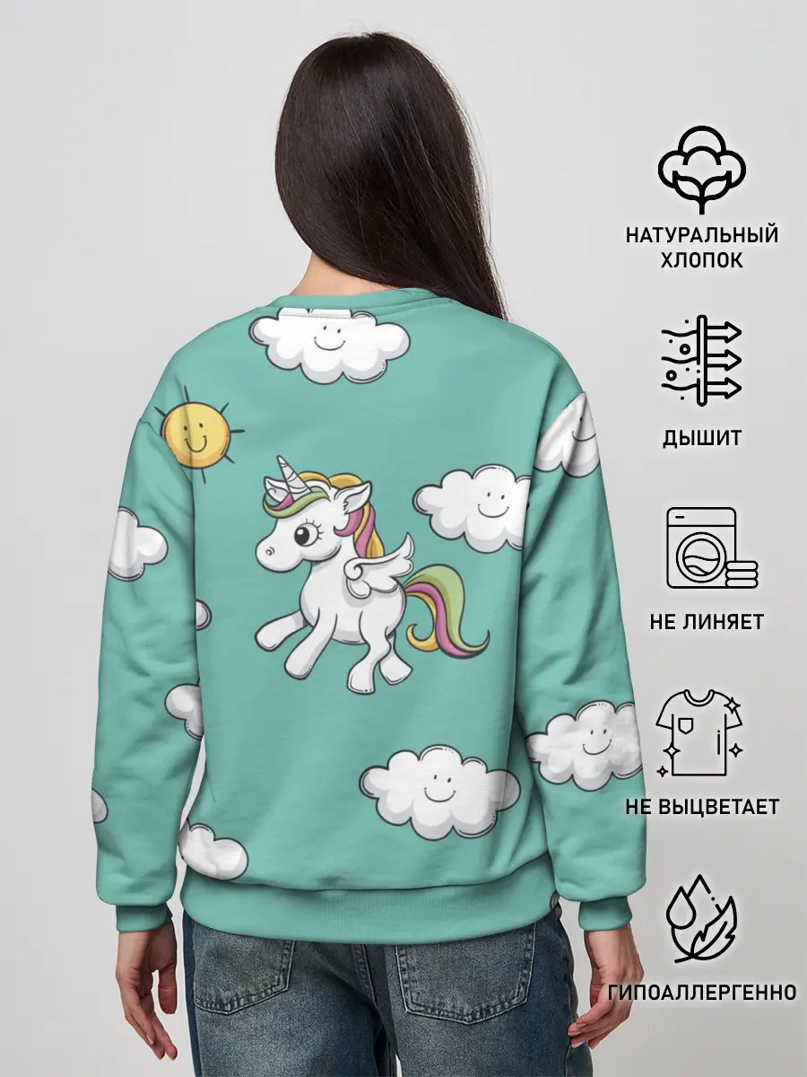 Женский свитшот / Love of Unicorns