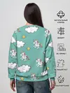 Женский свитшот / Любовь к единорогам