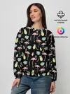 Женский свитшот / Розовый фламинго