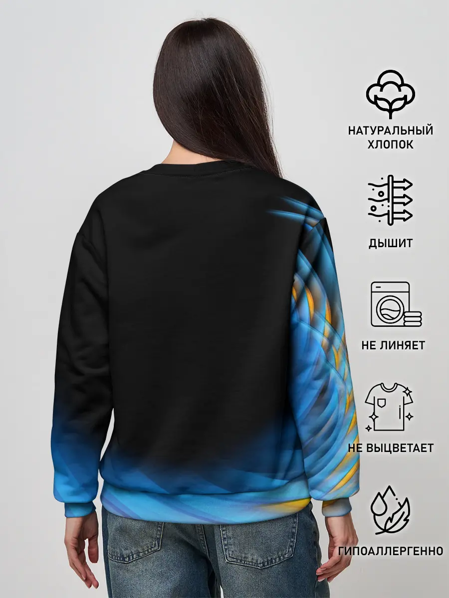 Женский свитшот / Россия спорт