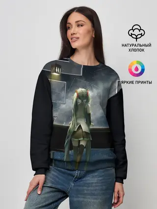 Женский свитшот / Singer Miko Hatsune