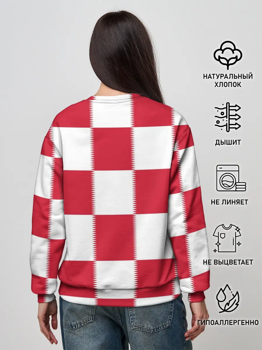 Женский свитшот / Форма Хорватии