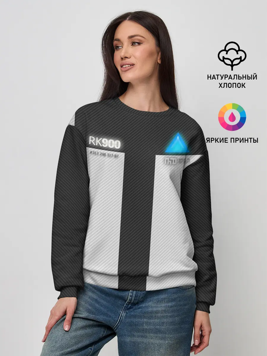 Женский свитшот / Connor Detroit: Become Human.