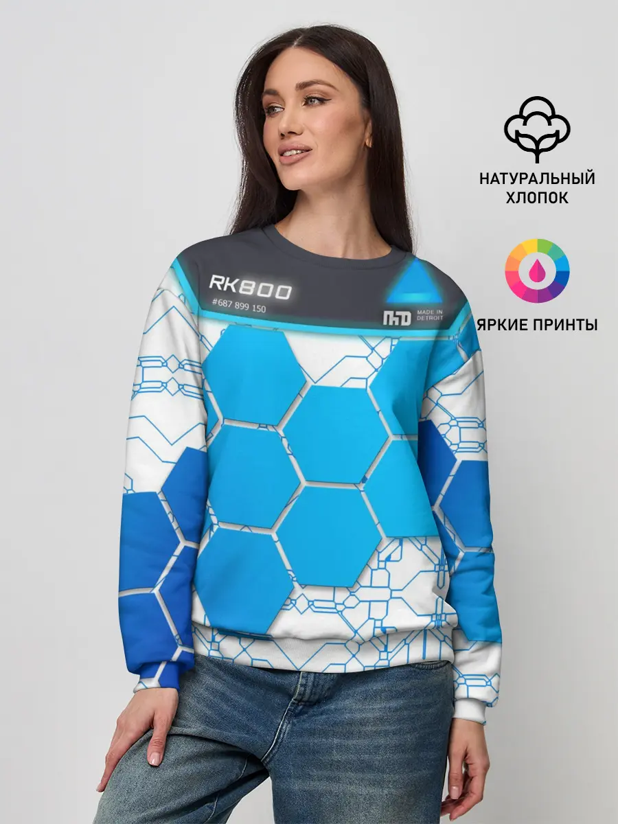 Женский свитшот / Detroit: become human RK800