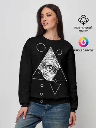 Женский свитшот / Всевидящее око