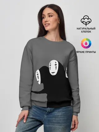 Женский свитшот / Трехголовый бог Каонаси