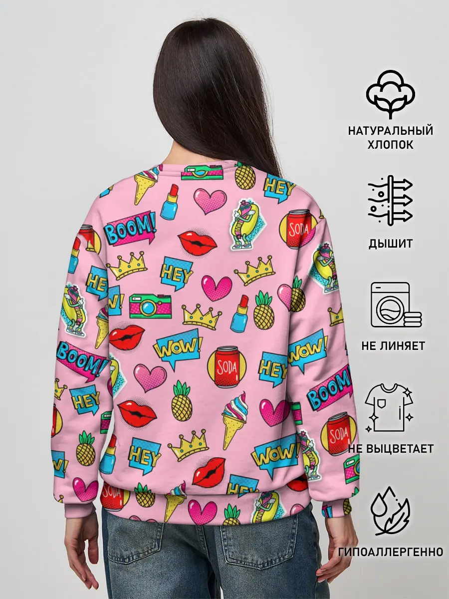 Женский свитшот / Pop Art