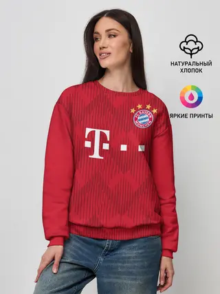 Женский свитшот / Bayern home 18-19
