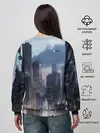 Женский свитшот / Cyberpunk 2077 city