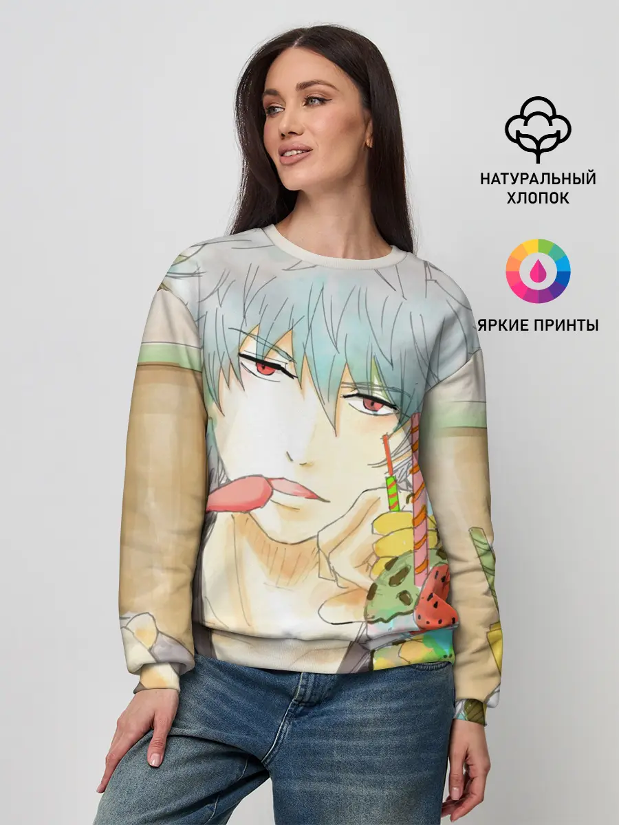 Женский свитшот / манга Серебряная душа