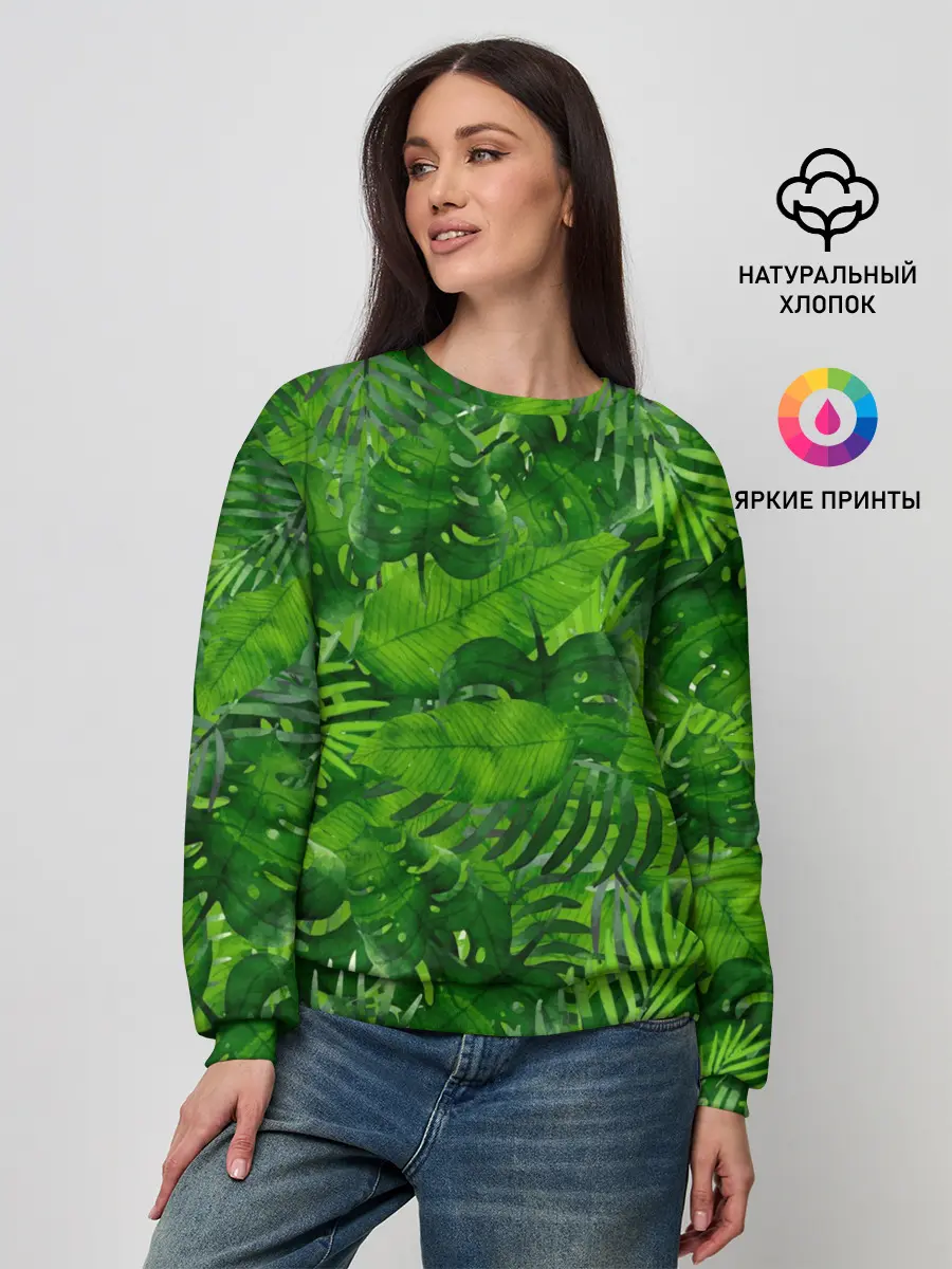 Женский свитшот / Тропики