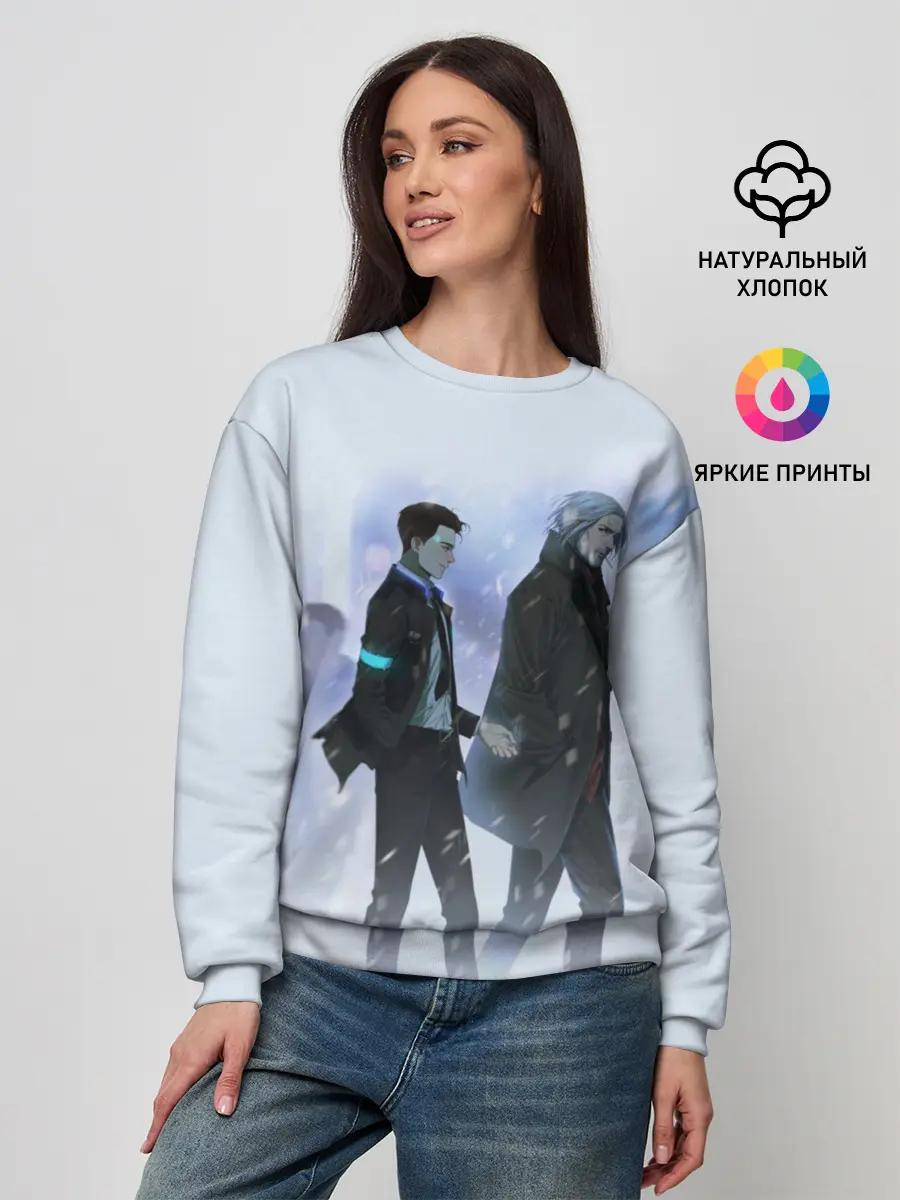 Женский свитшот / HANK & CONNOR