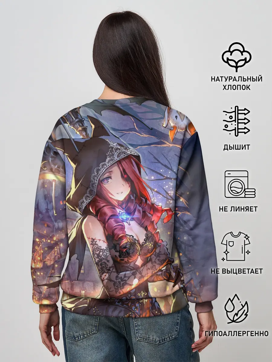 Женский свитшот / Однокрылый демон Амира