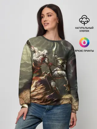 Женский свитшот / Бог войны