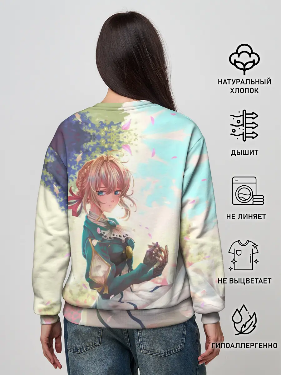 Женский свитшот / Violet Evergarden_8