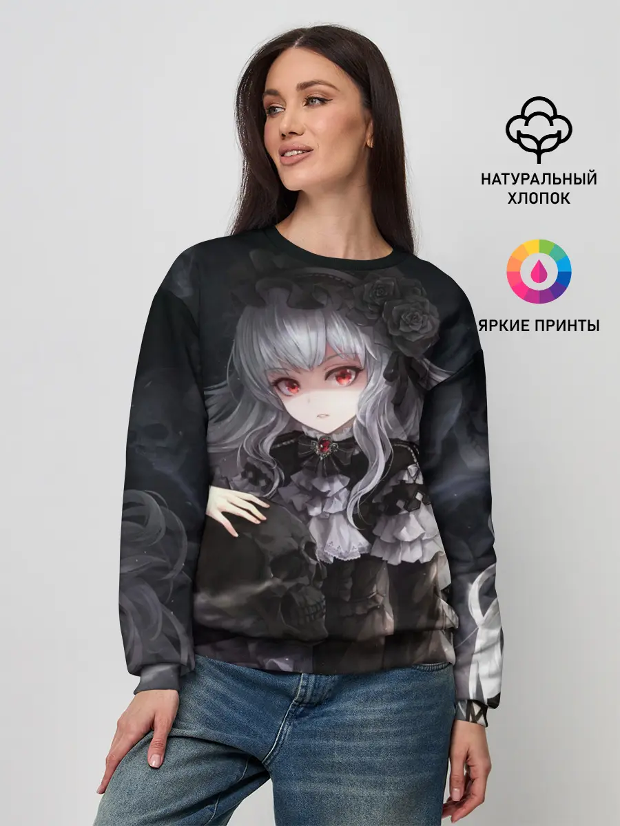 Женский свитшот / Темная Хатсуне Мику