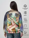 Женский свитшот / Hatsune Moku на троне