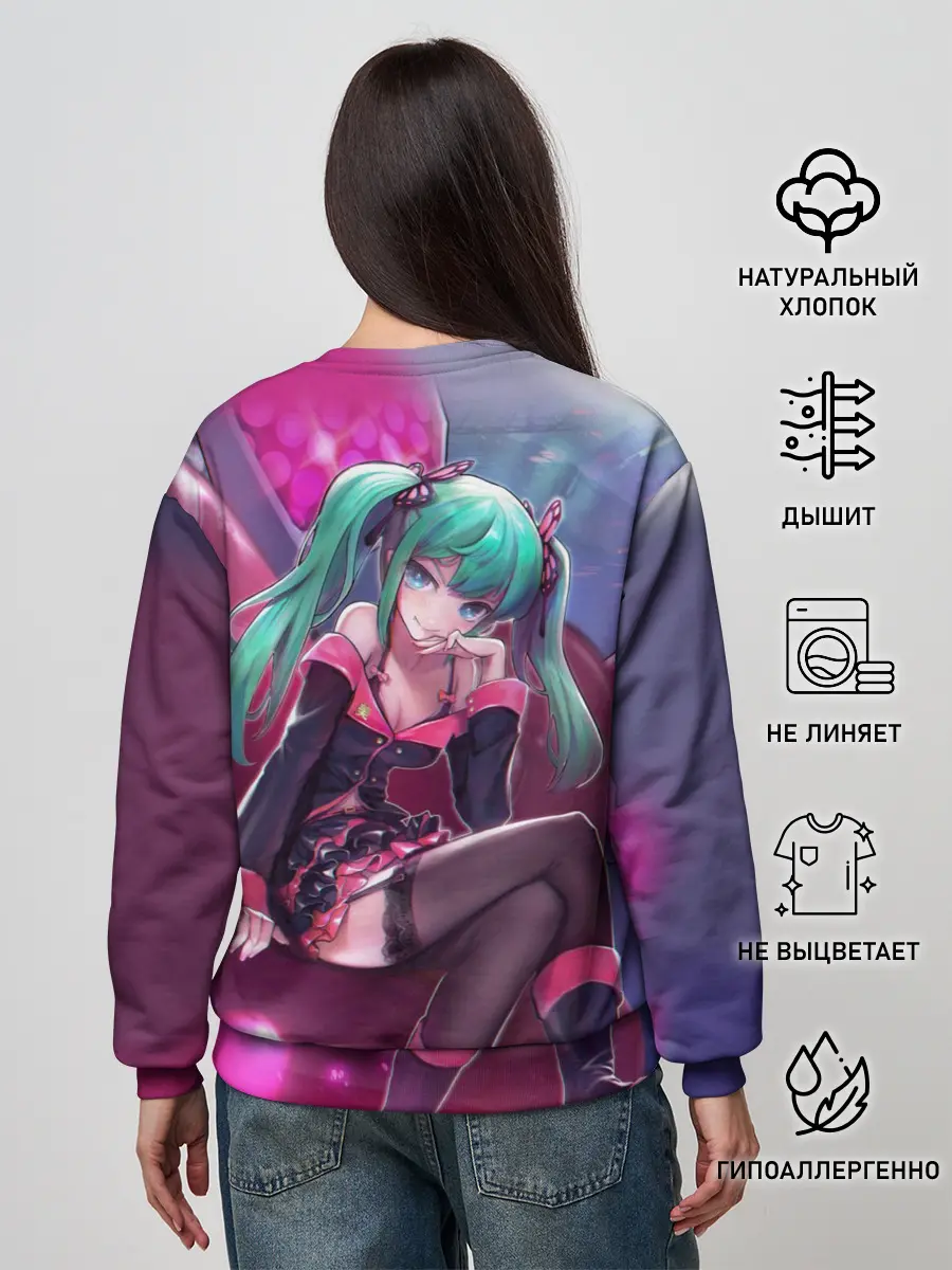 Женский свитшот / Хатсуне Мику