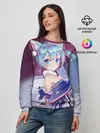 Женский свитшот / Хацуне Мику с зонтом
