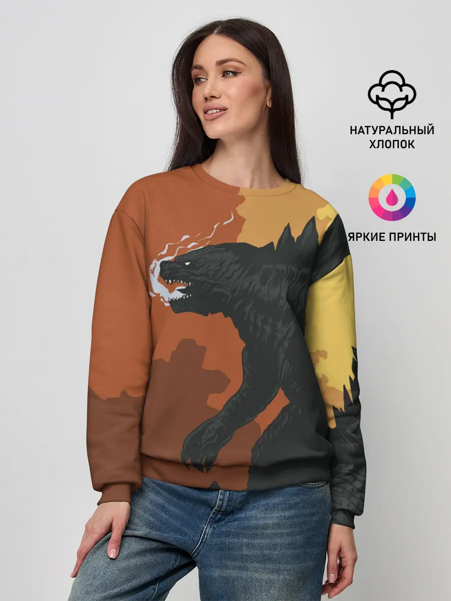 Женский свитшот / GODZILLA | ГОДЗИЛЛА