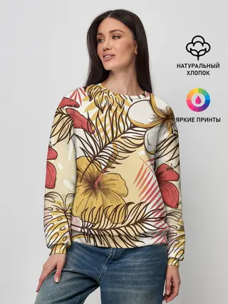 Женский свитшот / Тропики