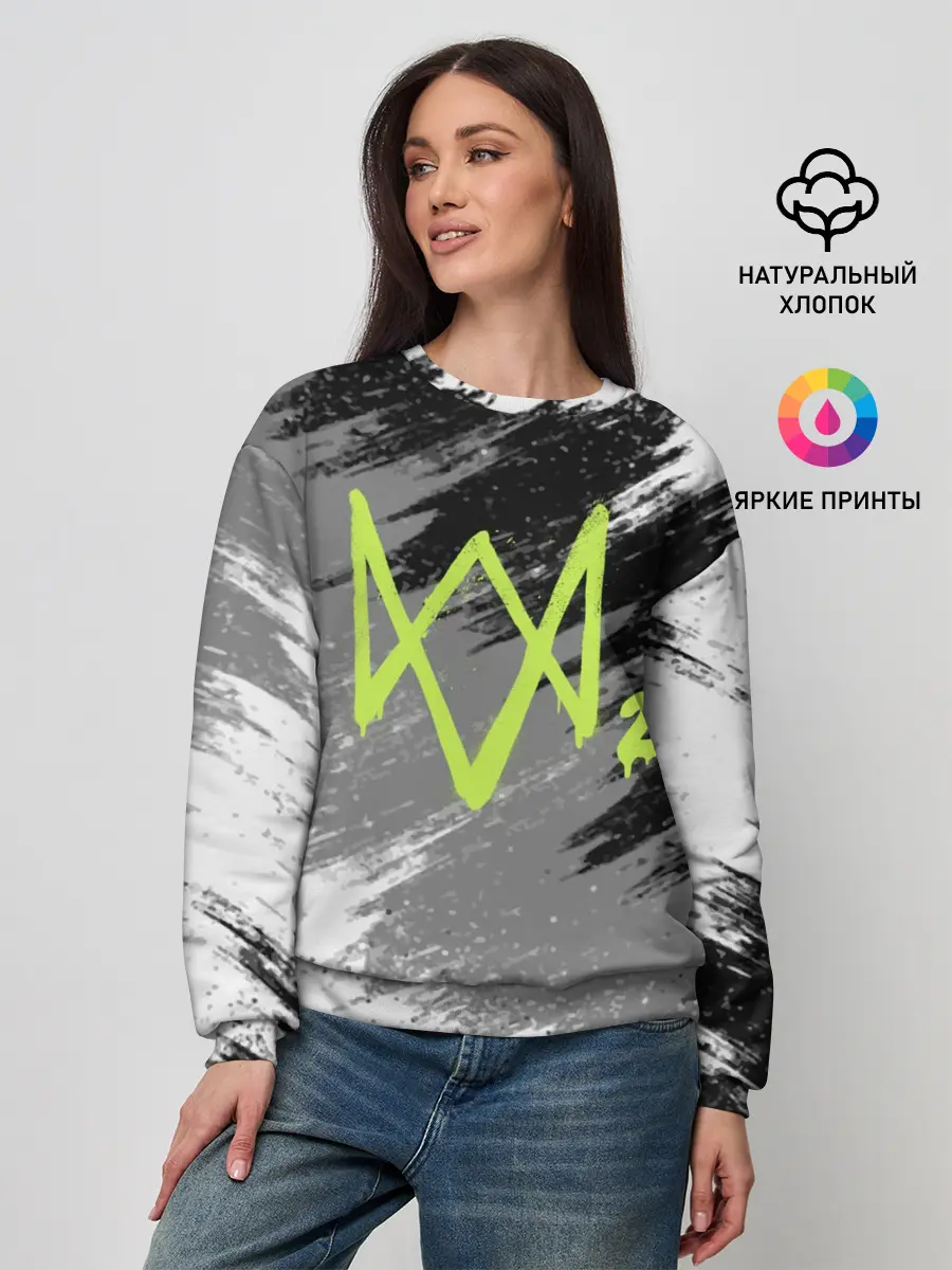 Женский свитшот / WATCH DOGS 2