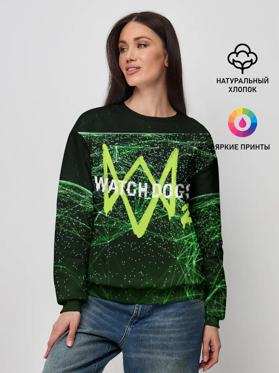 Женский свитшот / WATCH DOGS 2