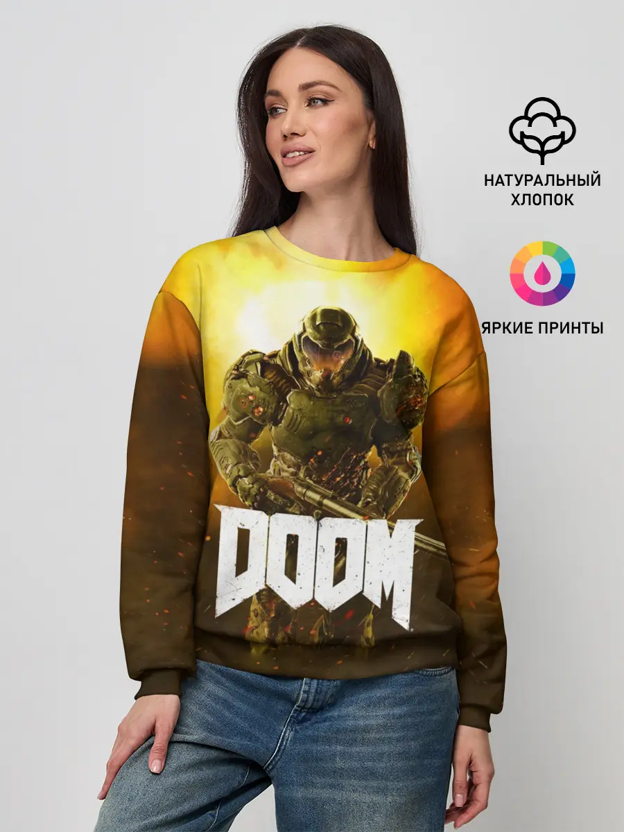 Женский свитшот / DOOM 2016