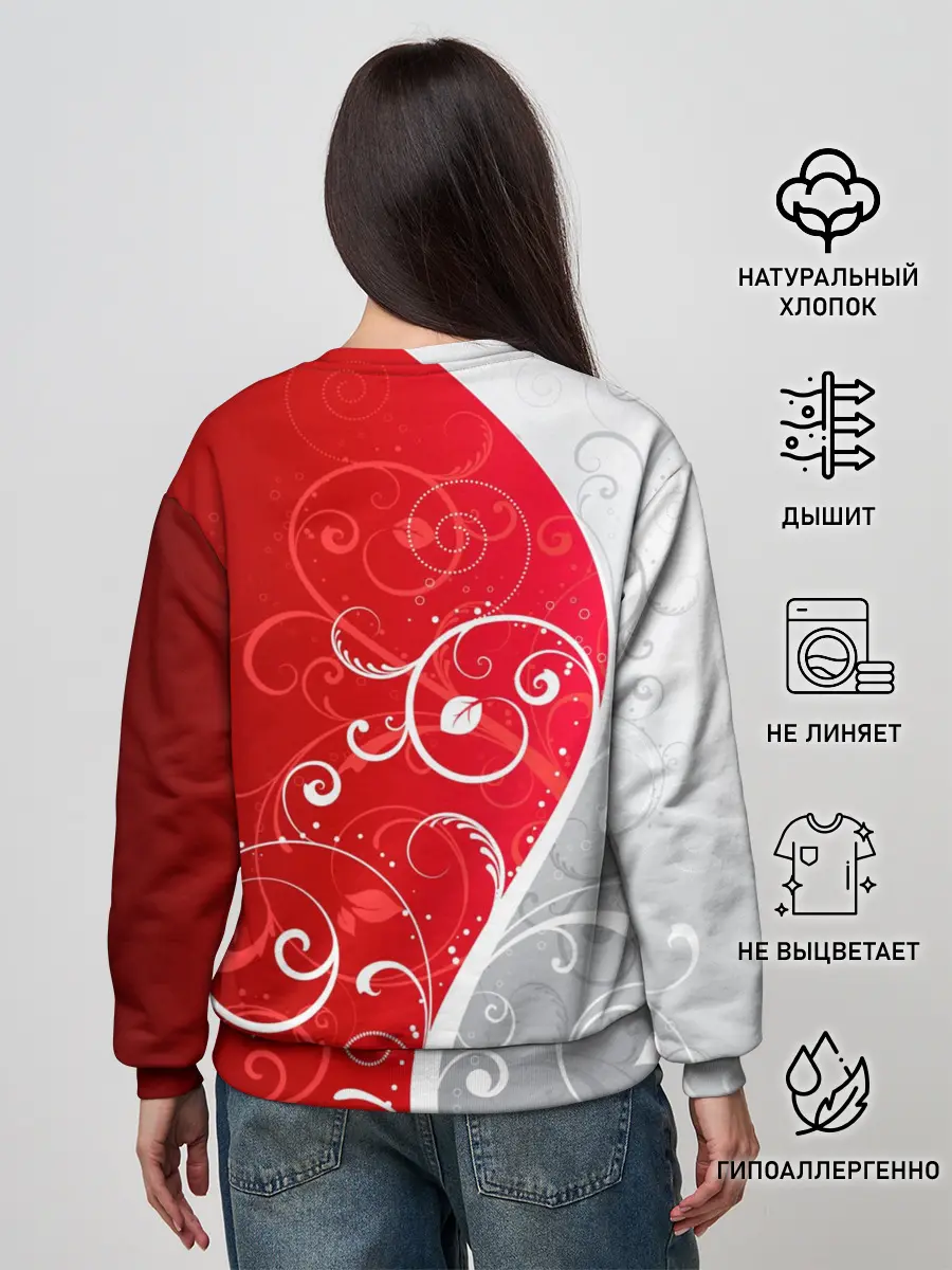 Женский свитшот / КРУЖЕВО