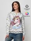 Женский свитшот / Единорог