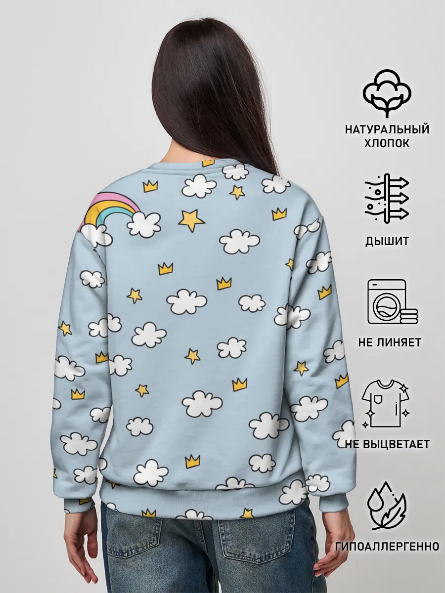 Женский свитшот / Винил Скрэтч