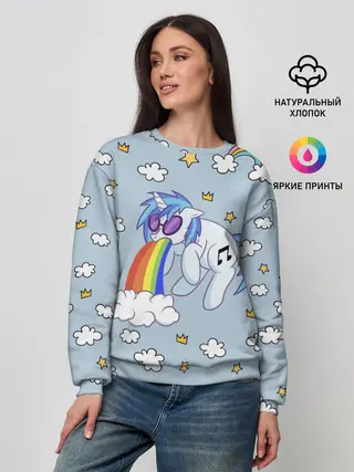 Женский свитшот / Винил Скрэтч