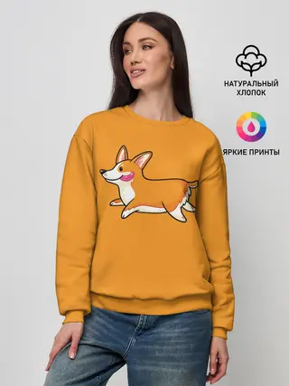 Женский свитшот / Корги