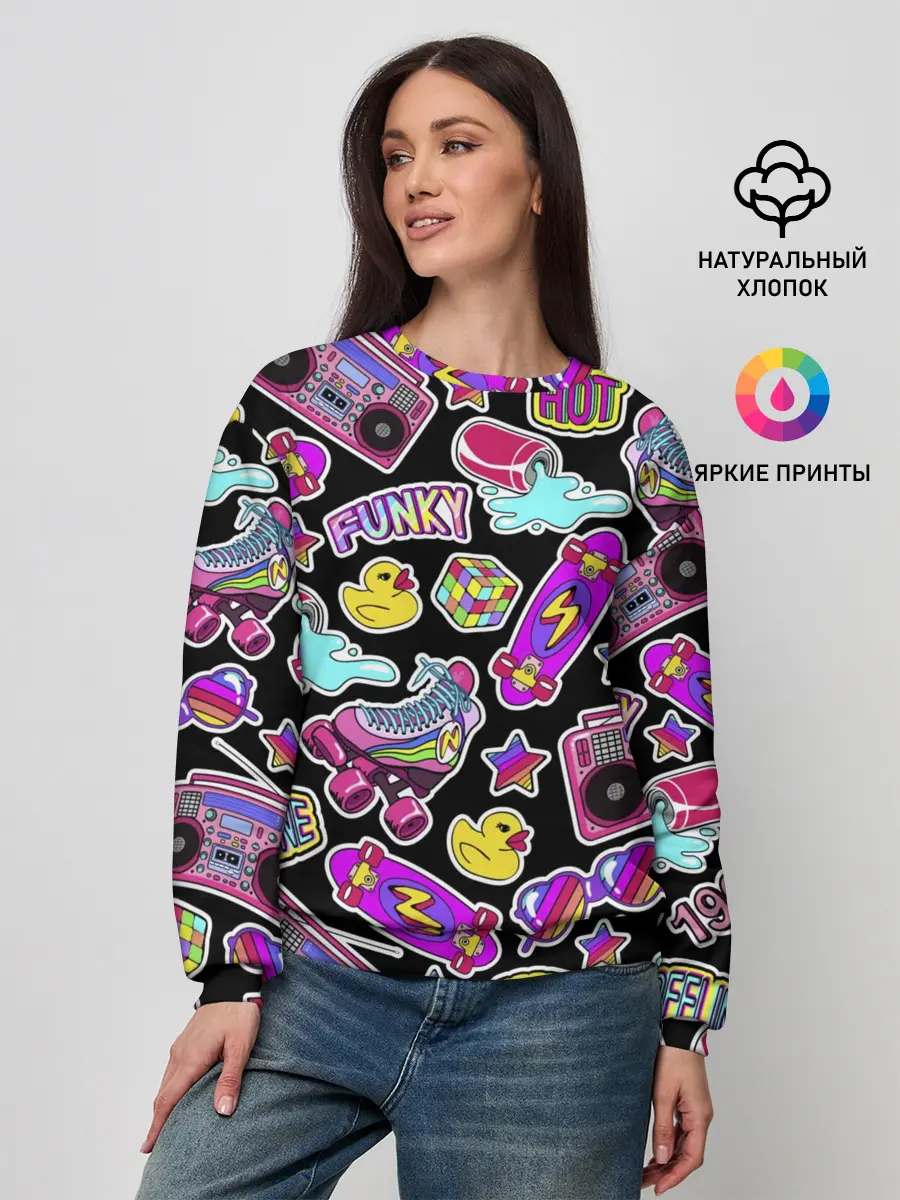 Женский свитшот / Back to 90