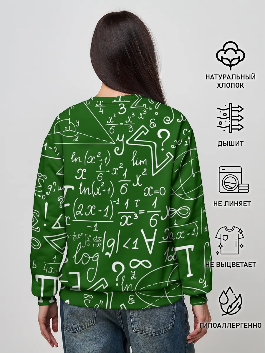 Женский свитшот / ФОРМУЛЫ ФИЗИКА