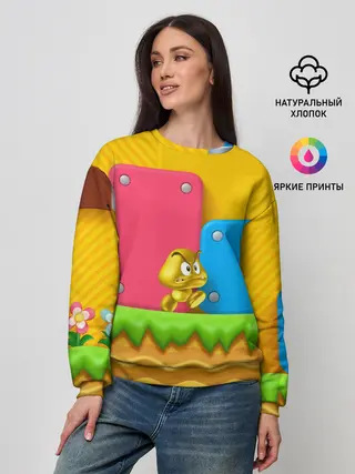 Женский свитшот / Супер Марио
