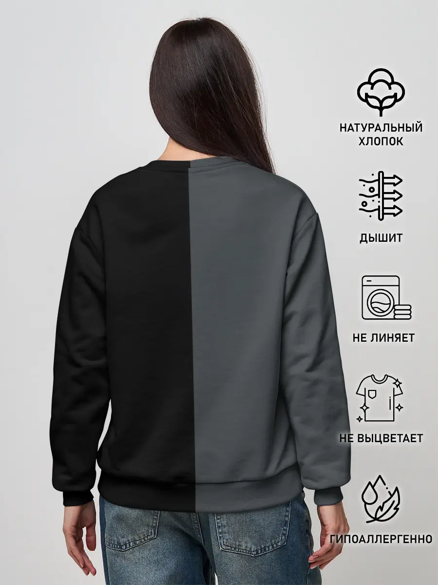 Женский свитшот / KUROKUMA x MONOKUMA