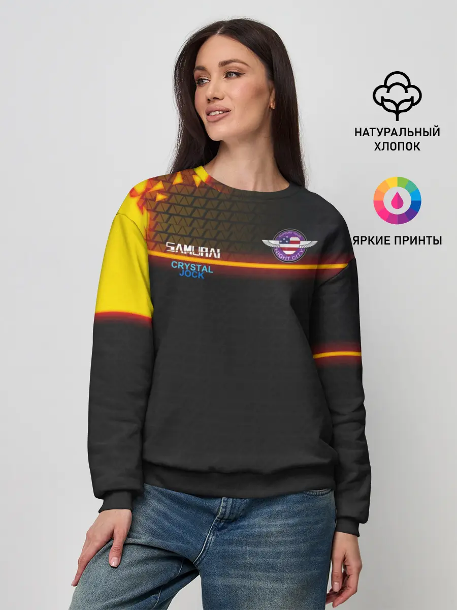 Женский свитшот / CYBERPUNK 2077 SAMURAI