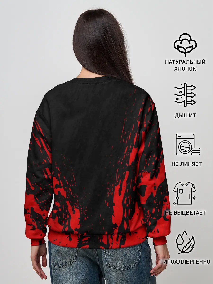 Женский свитшот / BERSERK sword red