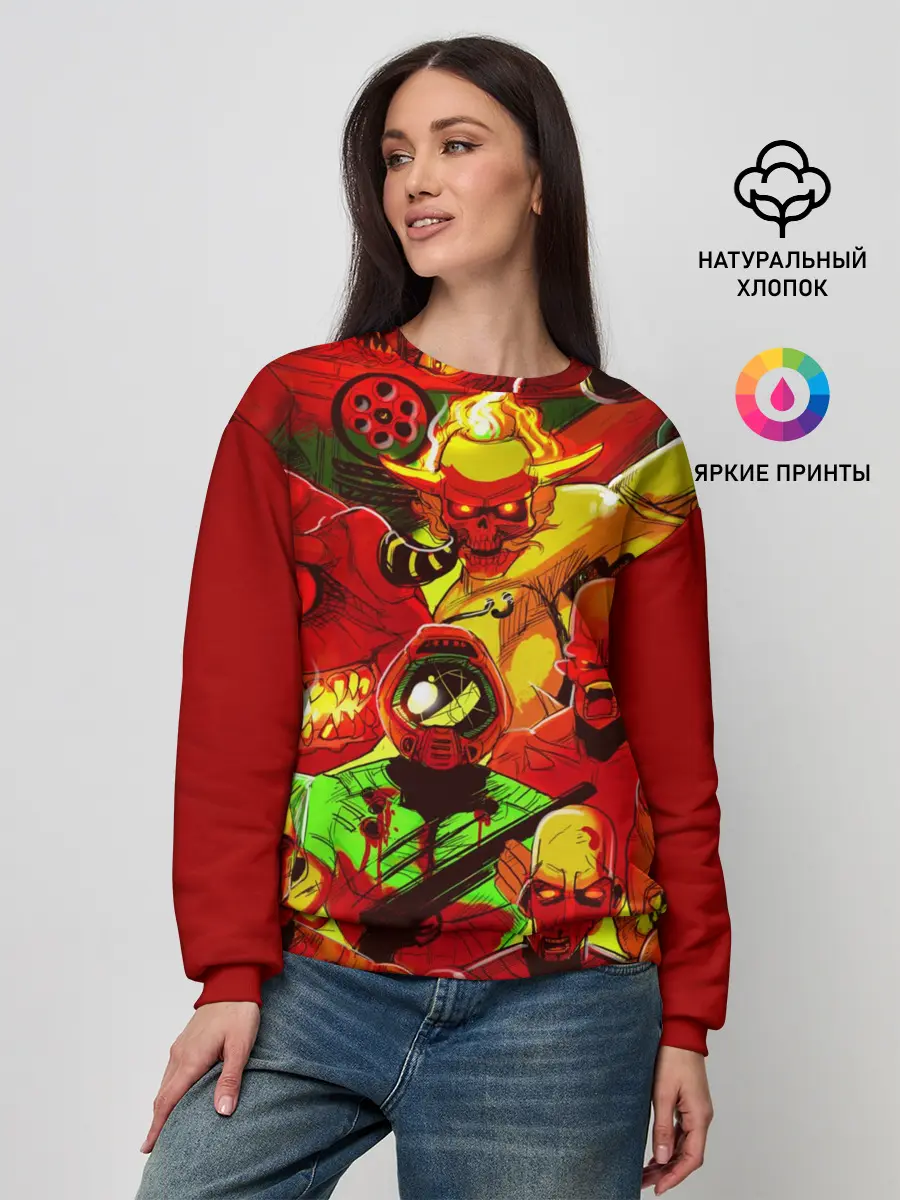 Женский свитшот / DOOM