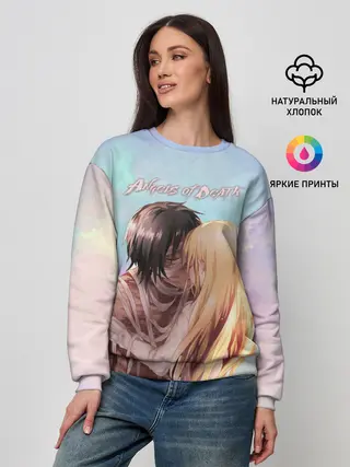 Женский свитшот / ANGELS OF DEATH. Love story