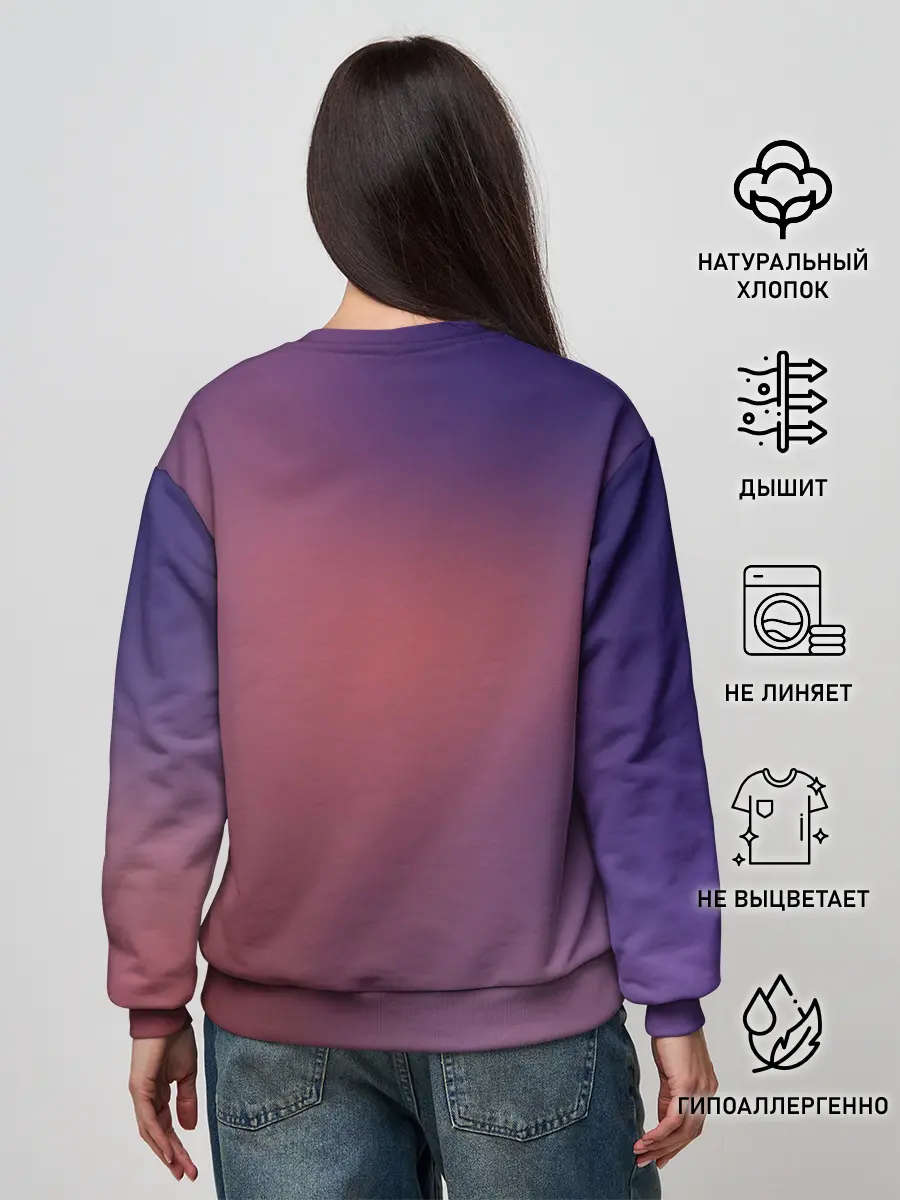 Женский свитшот / Люси Хартфилия и Нацу Драгнил