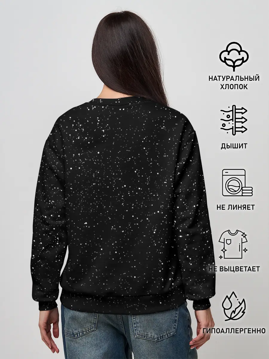 Женский свитшот / TOP BLACK SPACE