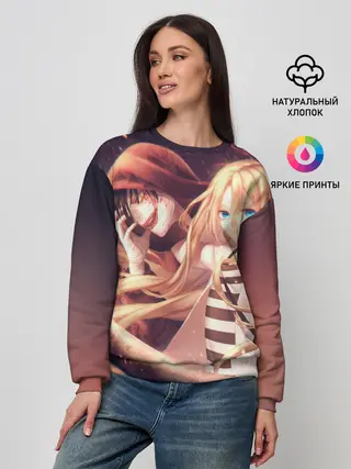 Женский свитшот / Satsuriku no Tenshi