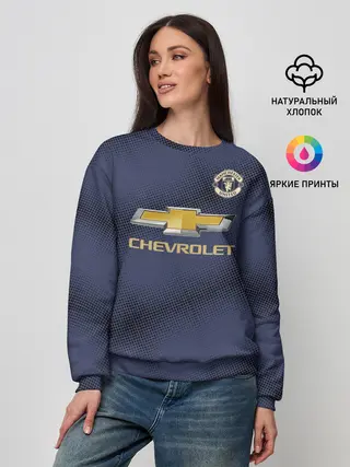 Женский свитшот / Manchester United away 18-19
